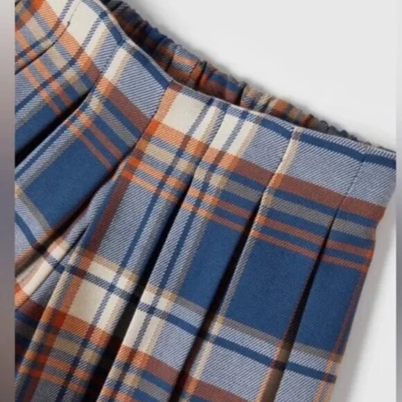 Zara Plaid Pleated Skort - Picture 7 of 8